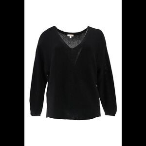 WE by Living in Yellow Women's Shaker Stitch Sweater Black - Regular